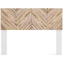Ashley Furniture Piperton - Brown / White - Full Panel Headboard Headboards