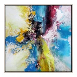 Moe's Home Collection Accessories Color Patch Wall Décor W/frame