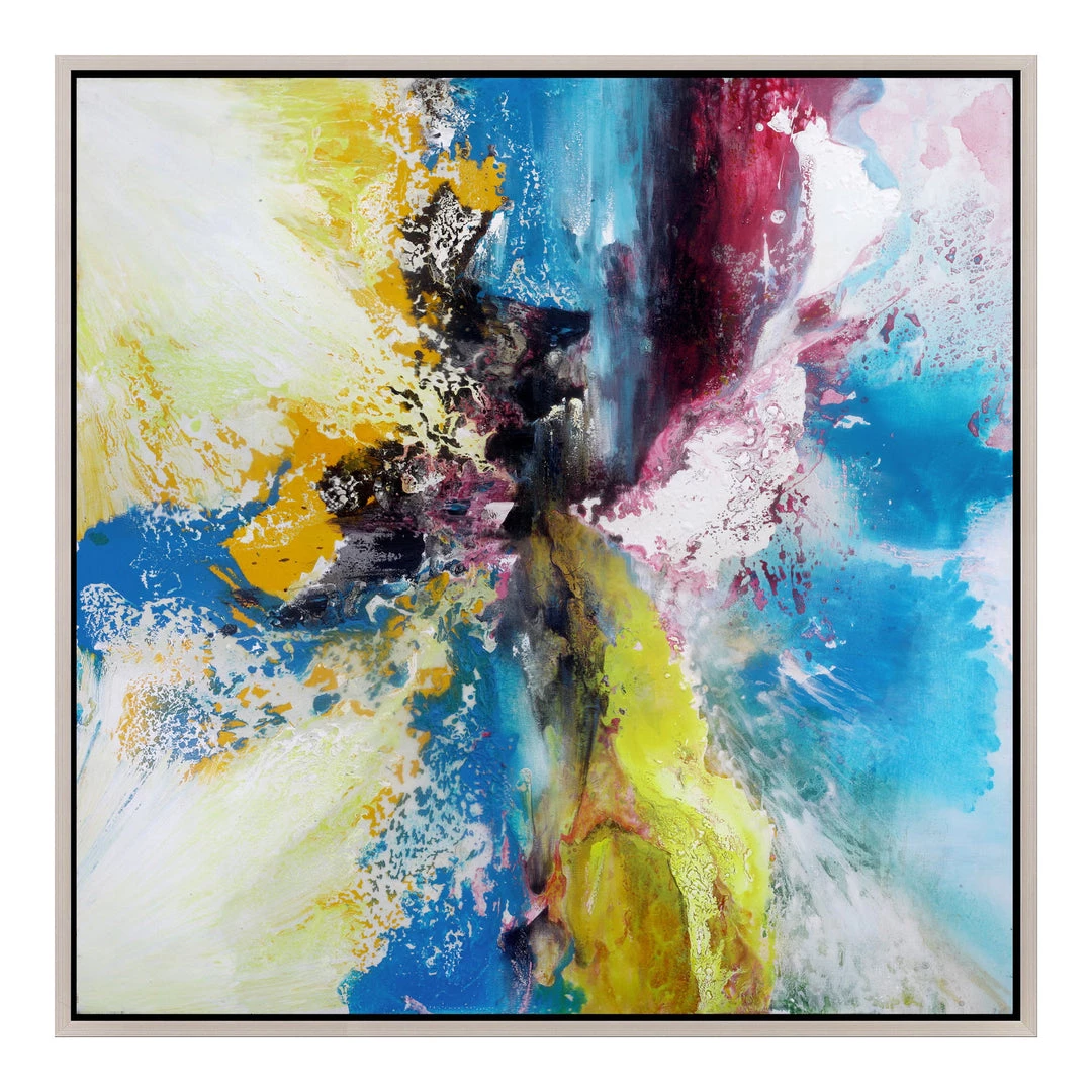 Moe's Home Collection Accessories Color Patch Wall Décor W/frame 3 Moe's Home Collection Accessories Color Patch Wall Décor W/frame