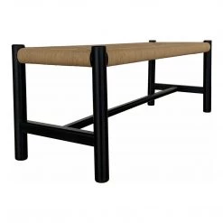Moe's Home Collection Hawthorn Bench Large Black Benches