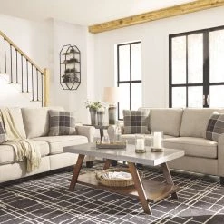 Ashley Furniture Tables Bellenteen - Brown/silver - Occasional Table Set (3/cn)