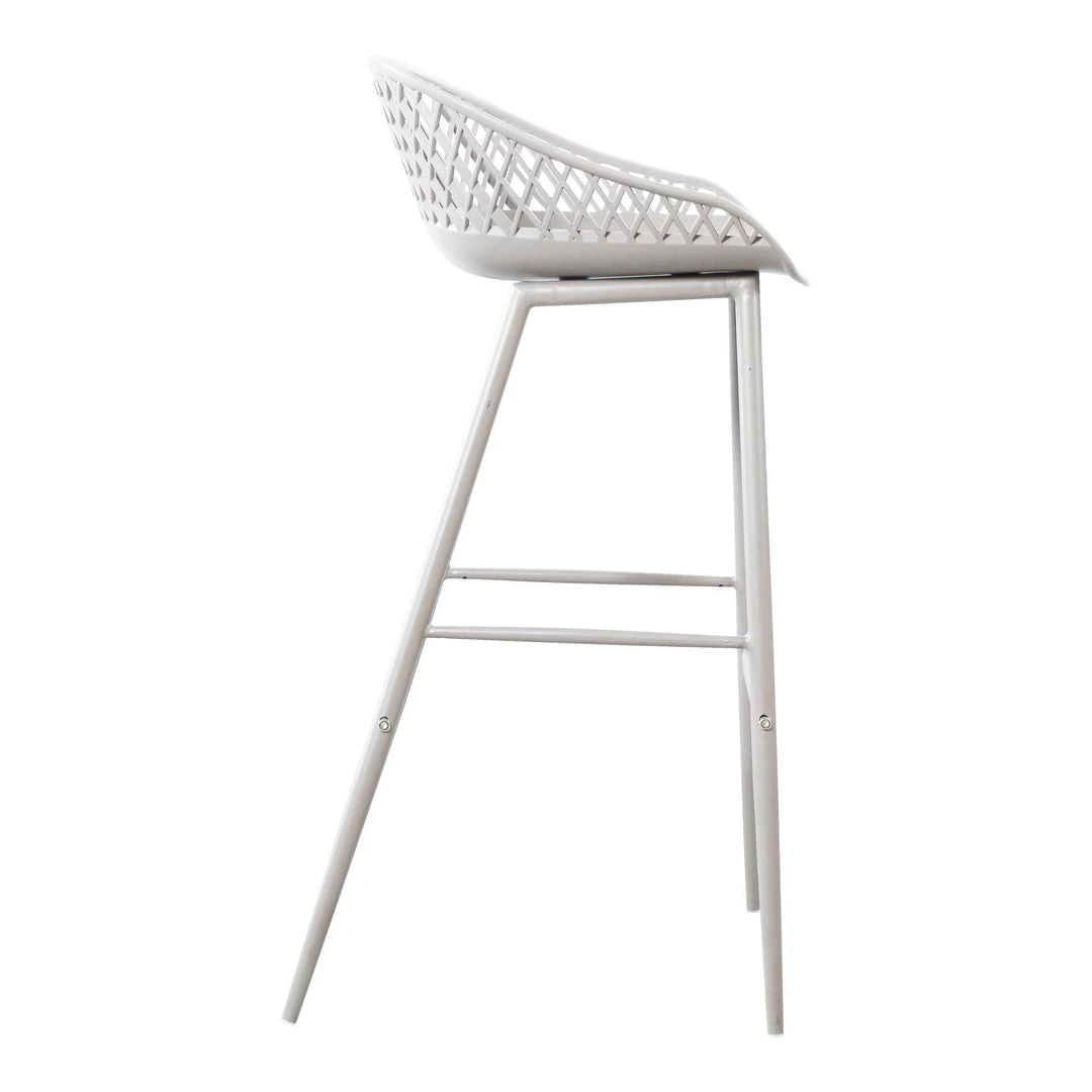 Moe's Home Collection Piazza Outdoor Barstool White-m2 5 Moe's Home Collection Piazza Outdoor Barstool White-m2