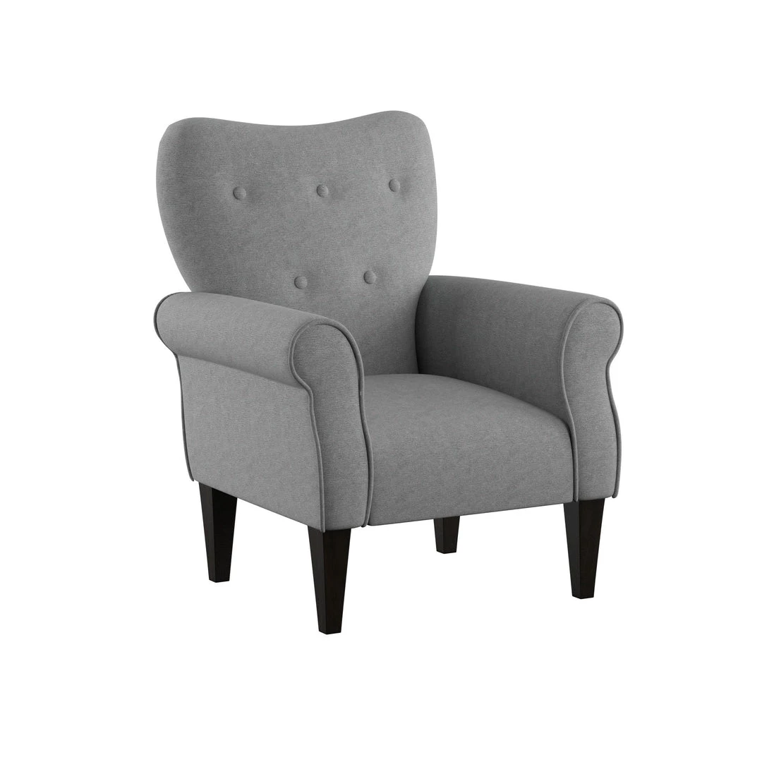 Emerald Home Lydia Chair, Performance Gray Chairs 5 Emerald Home Lydia Chair, Performance Gray Chairs