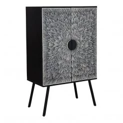Moe's Home Collection Cabinets Sunburst Wine Cabinet