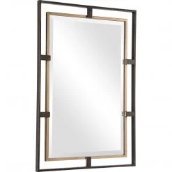 Accessories Uttermost Carrizo Gold & Bronze Rectangle Mirror 9 Accessories Uttermost Carrizo Gold & Bronze Rectangle Mirror