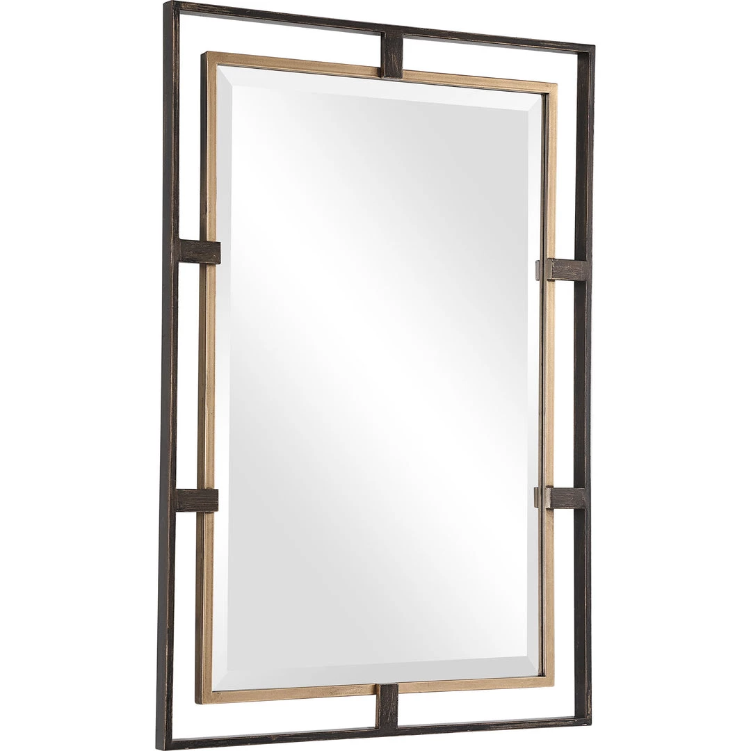 Accessories Uttermost Carrizo Gold & Bronze Rectangle Mirror 5 Accessories Uttermost Carrizo Gold & Bronze Rectangle Mirror