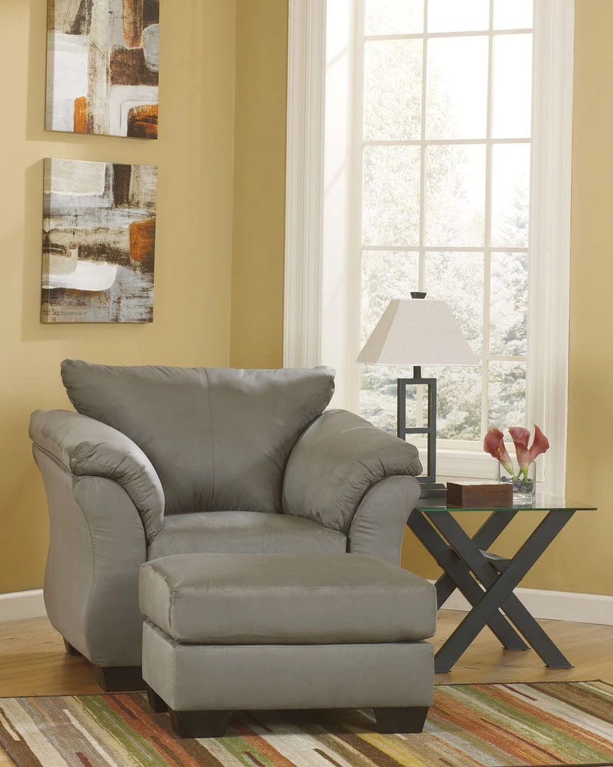 Signature Design By Ashley® Darcy - Chair With Ottoman Chair & Ottoman Sets 4 Signature Design By Ashley® Darcy - Chair With Ottoman Chair & Ottoman Sets
