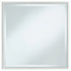 Ashley Furniture Fanmory - Silver Finish - Square End Table