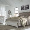 Benchcraft® Kanwyn - Attractive - Dresser, Mirror, Upholstered Panel Bed