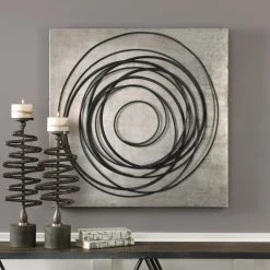 Accessories Uttermost Whirlwind Iron Coils Wall Art