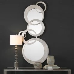 Accessories Uttermost Odiana Silver Rings Modern Mirror