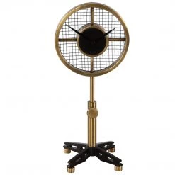 Accessories Uttermost Gio Brass Table Clock