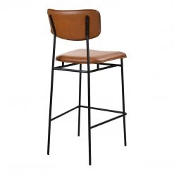 Moe's Home Collection Sailor Barstool Brown Stools