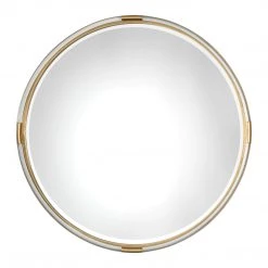 Accessories Uttermost Mackai Round Gold Mirror