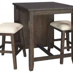 Ashley Furniture Rokane - Light Brown - Rect Drm Counter Tbl Set(3/cn) Dining Room Sets 20 Ashley Furniture Rokane - Light Brown - Rect Drm Counter Tbl Set(3/cn) Dining Room Sets