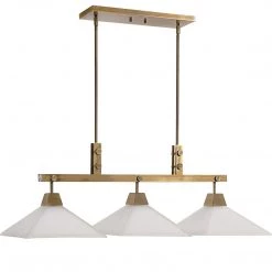 Uttermost Brookdale Industrial 3 Light Linear Chandelier 11 Uttermost Brookdale Industrial 3 Light Linear Chandelier