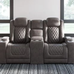 Ashley Furniture Hyllmont - Gray - Pwr Rec Loveseat/con/adj Hdrst Reclining Furniture 21 Ashley Furniture Hyllmont - Gray - Pwr Rec Loveseat/con/adj Hdrst Reclining Furniture