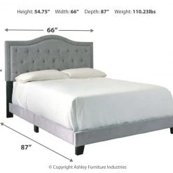 Ashley Furniture Jerary - CamelbackTufted - Upholstered Bed