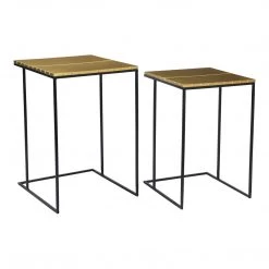 Moe's Home Collection Living Room Sets Rivet Nesting Tables Set Of 2