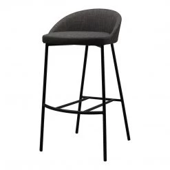 Moe's Home Collection Soco Barstool Charcoal Stools