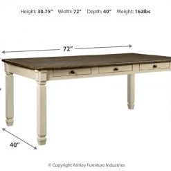 Ashley Furniture Tables Bolanburg - Beige - Rectangular Dining Room Table 16 Ashley Furniture Tables Bolanburg - Beige - Rectangular Dining Room Table