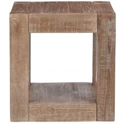 Ashley Furniture Waltleigh - Distressed Brown - Square End Table Tables