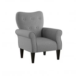 Emerald Home Lydia Chair, Performance Gray Chairs