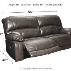 Ashley Furniture Hallstrung - 2 Seat PWR REC Sofa ADJ HDREST 30 Ashley Furniture Hallstrung - 2 Seat PWR REC Sofa ADJ HDREST
