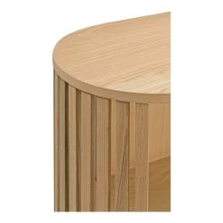 Moe's Home Collection Henrich Oak Bookshelf White Oil