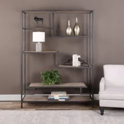 Uttermost Sherwin Industrial Etagere Bookcases 11 Uttermost Sherwin Industrial Etagere Bookcases