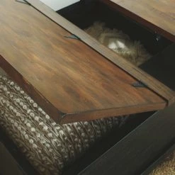 Ashley Furniture Tables Valebeck - Black/brown - Lift Top Cocktail Table