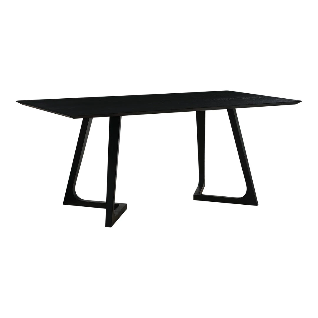 Moe's Home Collection Godenza Dining Table Rectangular Black Ash 8 Moe's Home Collection Godenza Dining Table Rectangular Black Ash