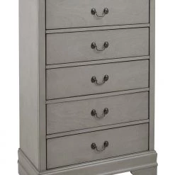 Ashley Furniture Kordasky - Gray - Five Drawer Chest