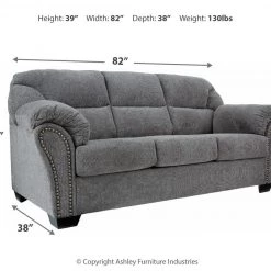 Ashley Furniture Allmaxx - Pewter - Sofa Sofas