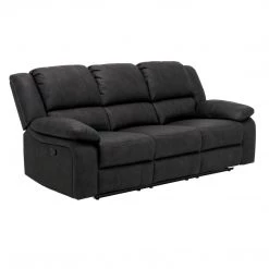 Emerald Home Navaro Reclining Sofa, Licorice Sofas