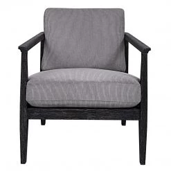 Chairs Uttermost Brunei Modern Gray Accent Chair