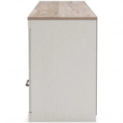 Ashley Furniture Vaibryn - White / Brown - Lg Tv Stand W/fireplace Option TV Stands 17 Ashley Furniture Vaibryn - White / Brown - Lg Tv Stand W/fireplace Option TV Stands