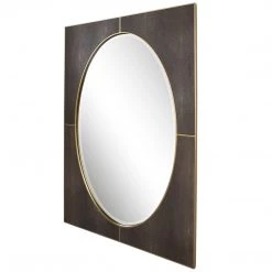 Accessories Uttermost Cyprus Gray Shagreen Mirror