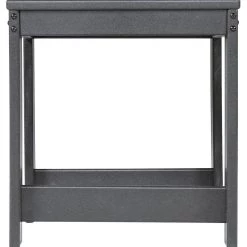 Signature Design By Ashley® Amora - Charcoal Gray - Square End Table