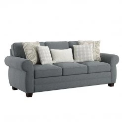 Emerald Home Royce Complete Sofa, Slate Blue Sofas