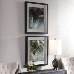 Accessories Uttermost Rustic Patina Framed Prints, Set/2