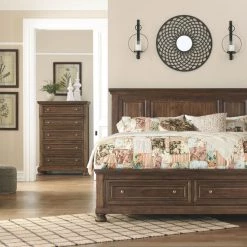 Signature Design By Ashley® Flynnter - Ultimate Best In Class Dresser, Mirror, Panel Bed Bedroom Sets