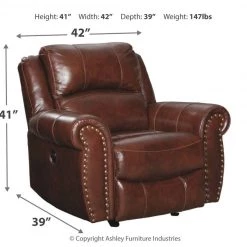 Ashley Furniture Bingen - Harness - Power Rocker Recliner Reclining Furniture