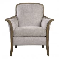 Uttermost Brittoney Taupe Armchair Chairs