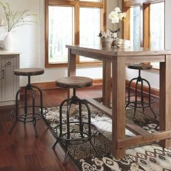 Ashley Furniture Pinnadel - Backless - Swivel Barstool 17 Ashley Furniture Pinnadel - Backless - Swivel Barstool