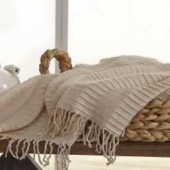 Ashley Furniture Mendez - Sand - Throw (3/cs)