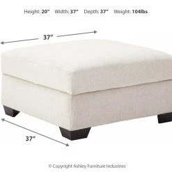 Ashley Furniture Cambri - Snow - Ottoman With Storage Ottomans