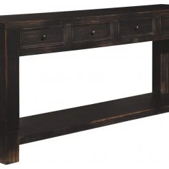 Ashley Furniture Gavelston - Black - Sofa Table