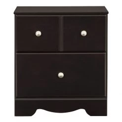 Ashley Furniture Nightstands Mirlotown - Almost Black - Two Drawer Night Stand