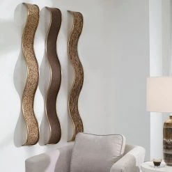 Accessories Uttermost Valdivia Serpentine Wall Decor, S/3